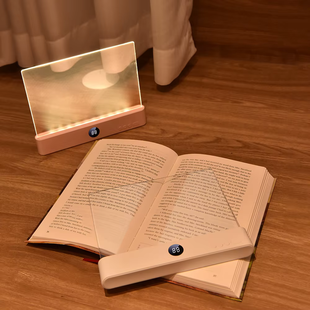 Lampe de livre LED pour Bibliothèques et veilleuse 2 en 1 