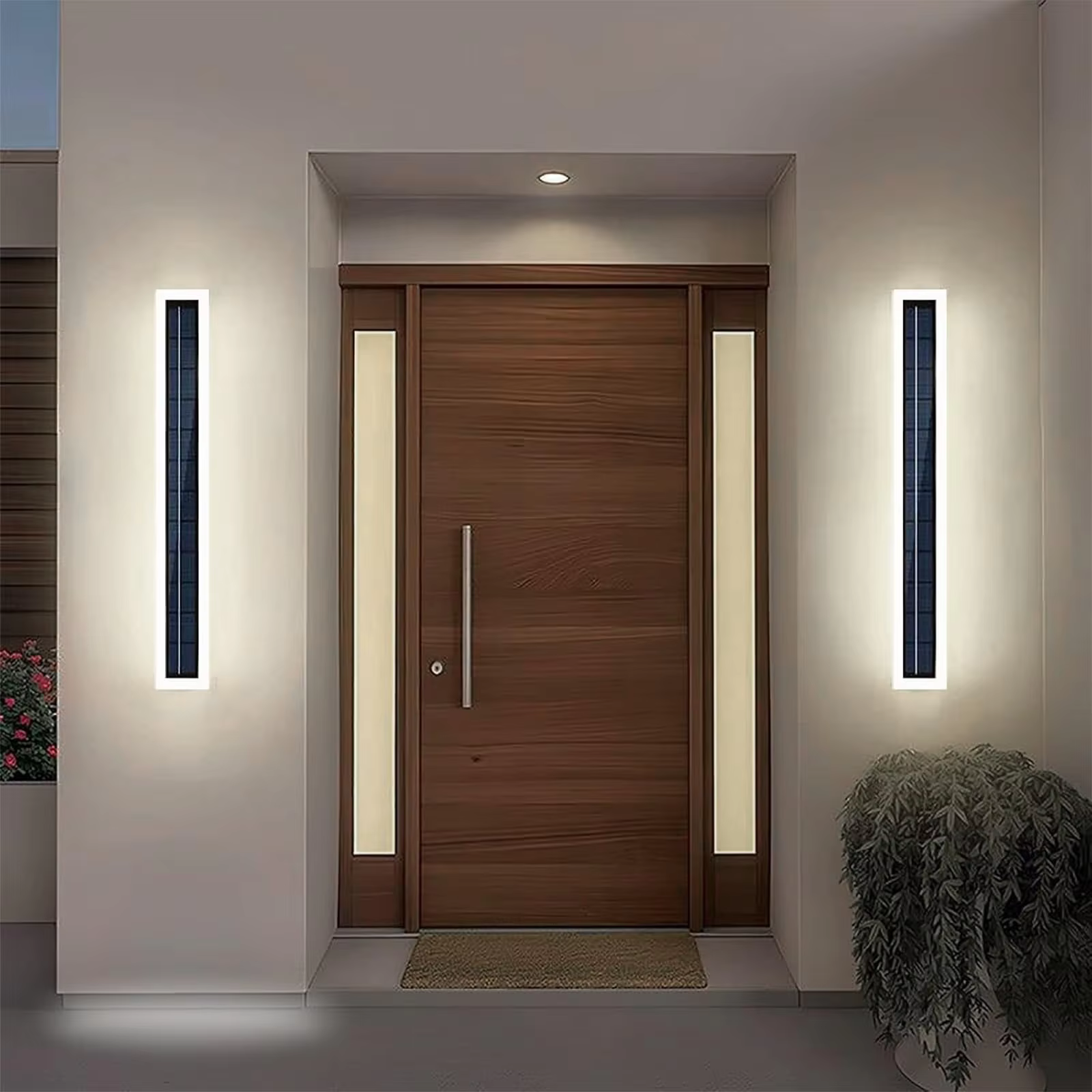 Appliques murales solaires extérieures IP65 LED 