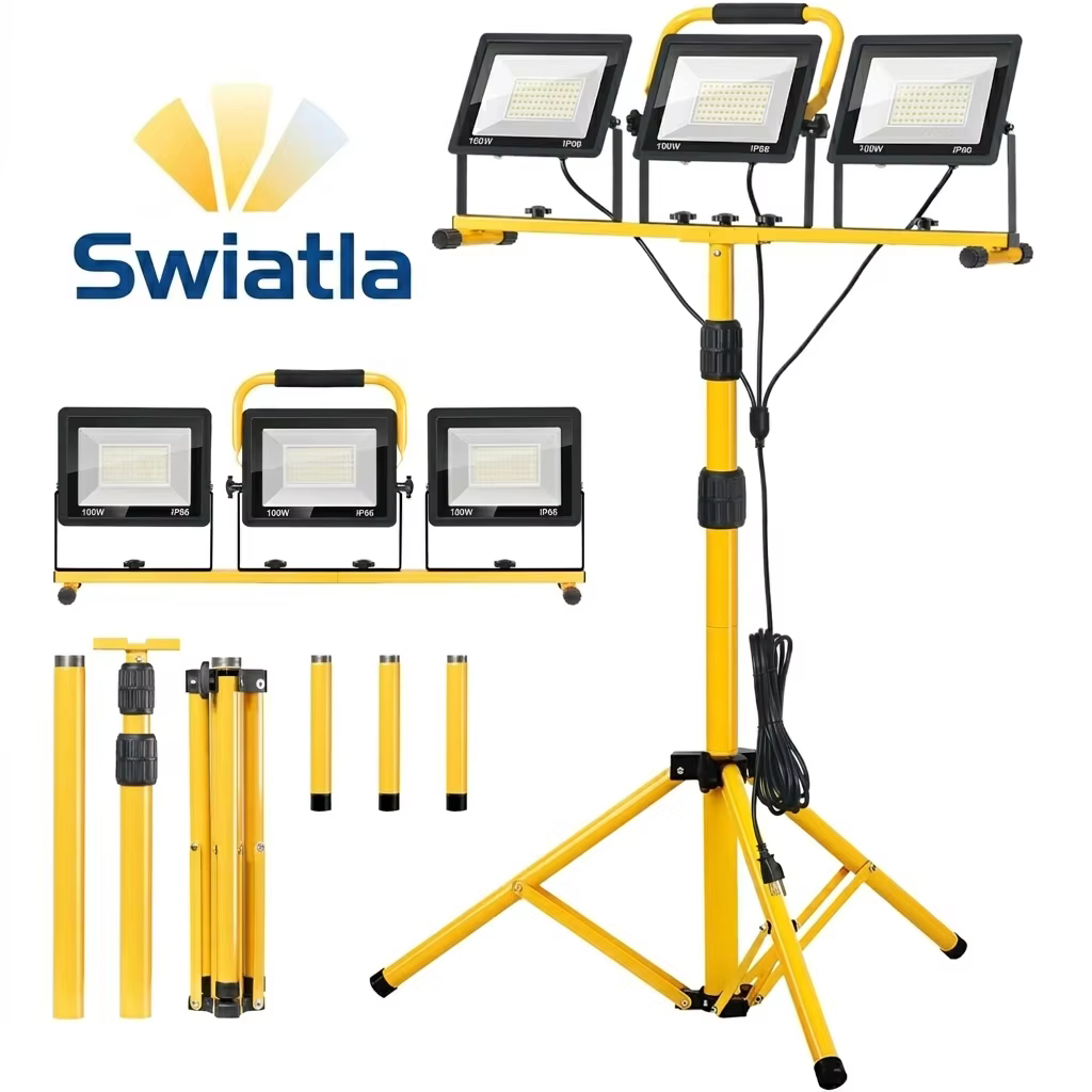 Projecteur de Chantier LED 300W avec support