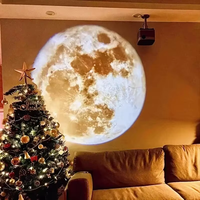 Lumière de projection , plafond, lune, terre