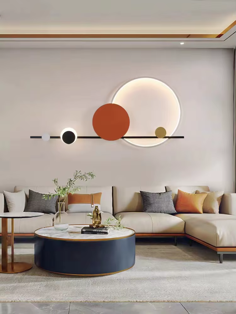 Moderne nordique Art déco mur LED