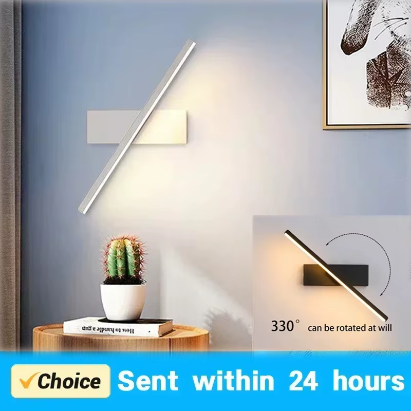 LED Mural Rotatif Salle de Bain