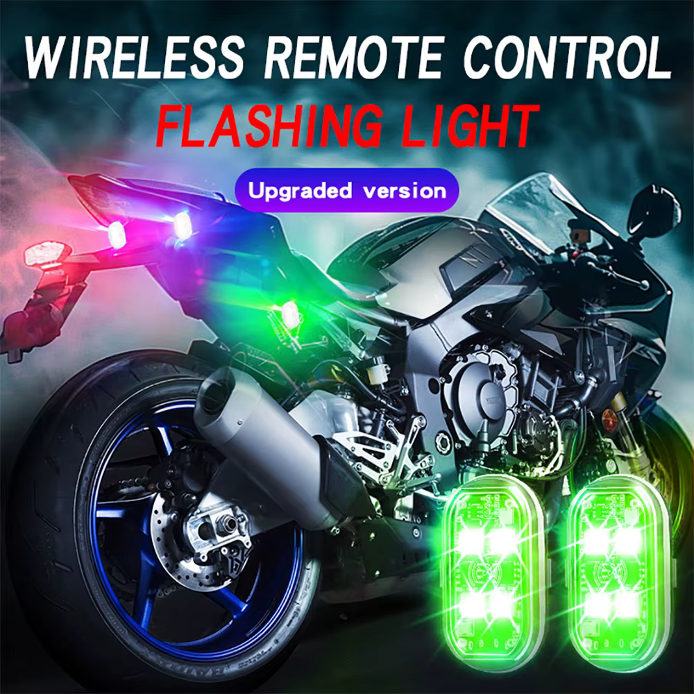 Lumières stroboscopiques LED sans fil pour Voiture 