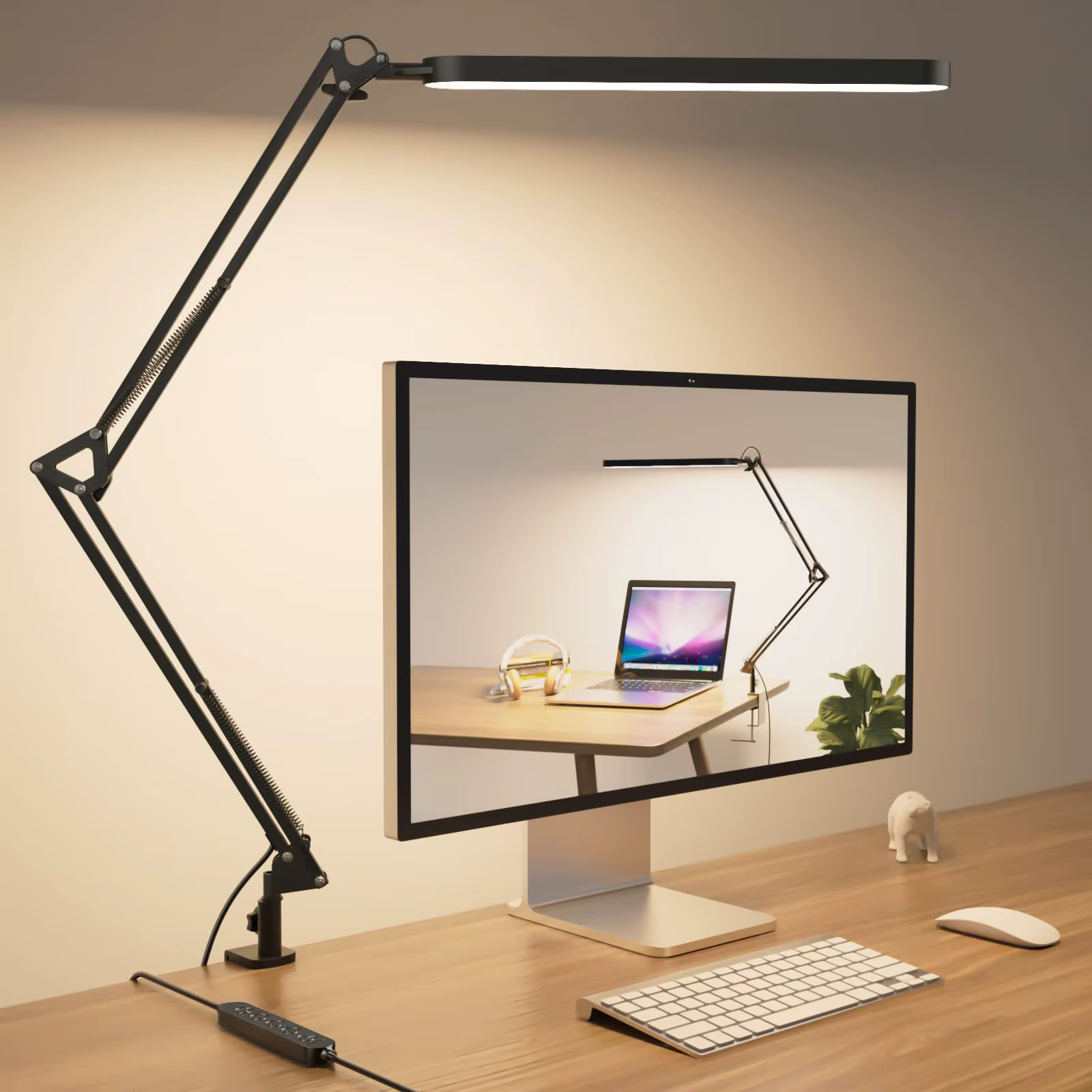 Lampe de bureau LED à bras long